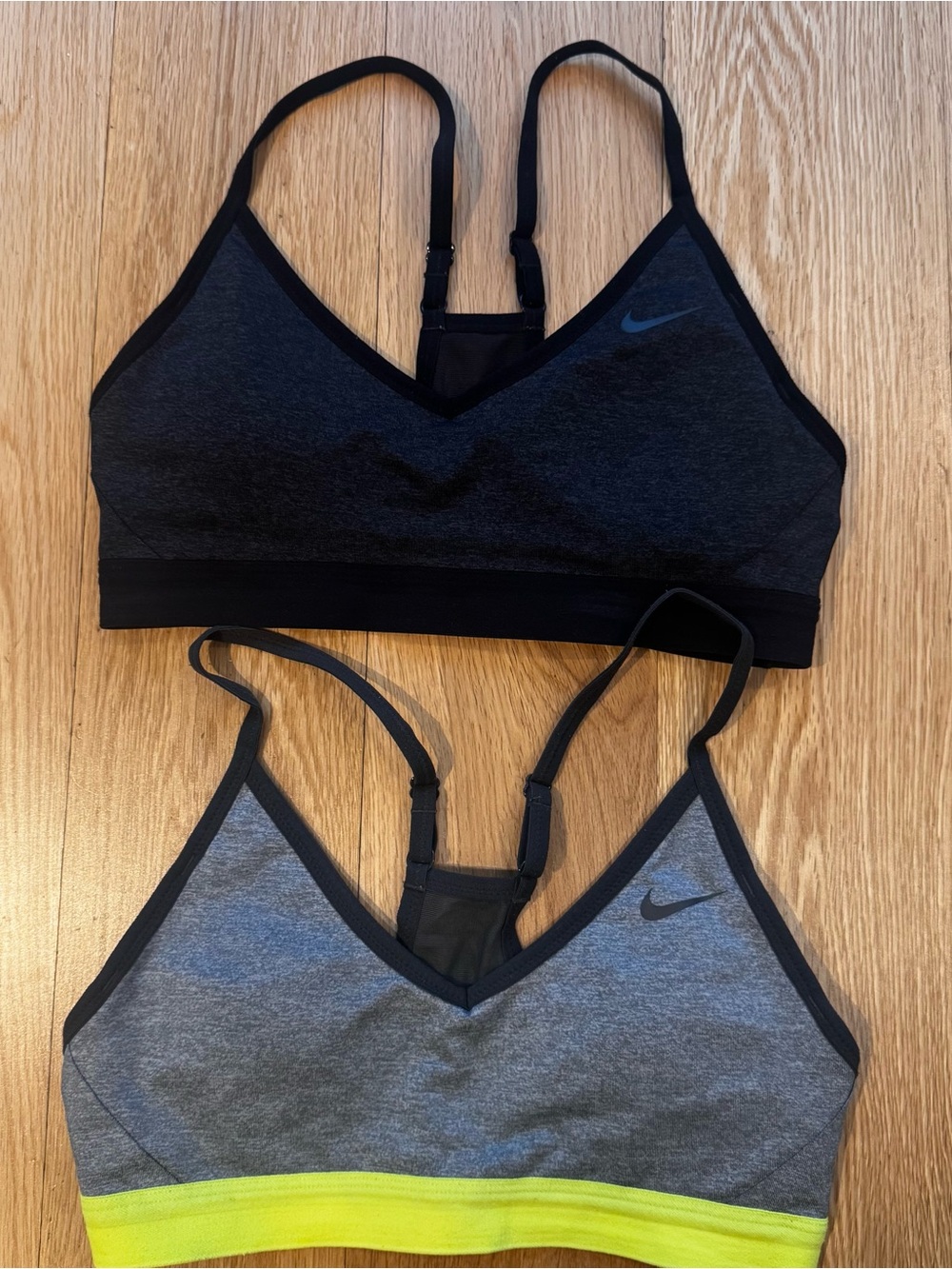 2x Nike Women’s Dri fit Cross back sports bras